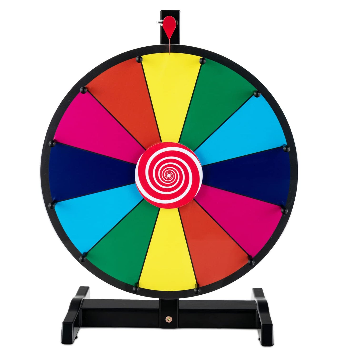 15" Tabletop Spinning Game with 12 Slots for Party Pub Tradeshow Carnival