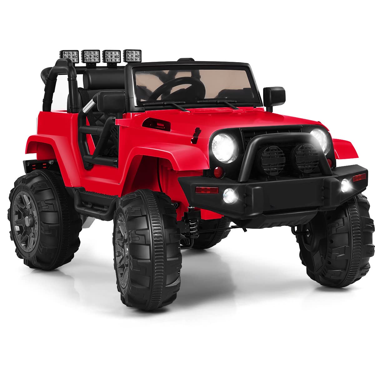 GYMAX 12V Kids Ride on Car with Music