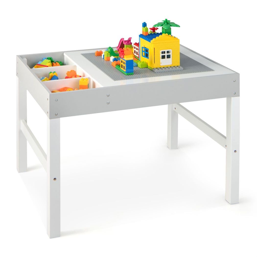 GYMAX 3-in-1 Kids Activity Table