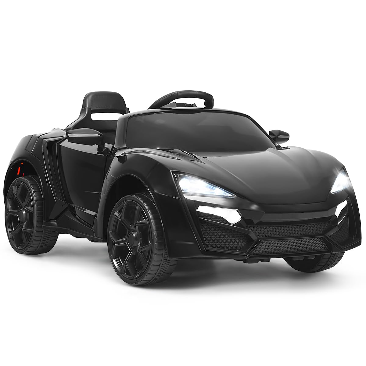 GYMAX 12V Battery Powered Car with Remote Control