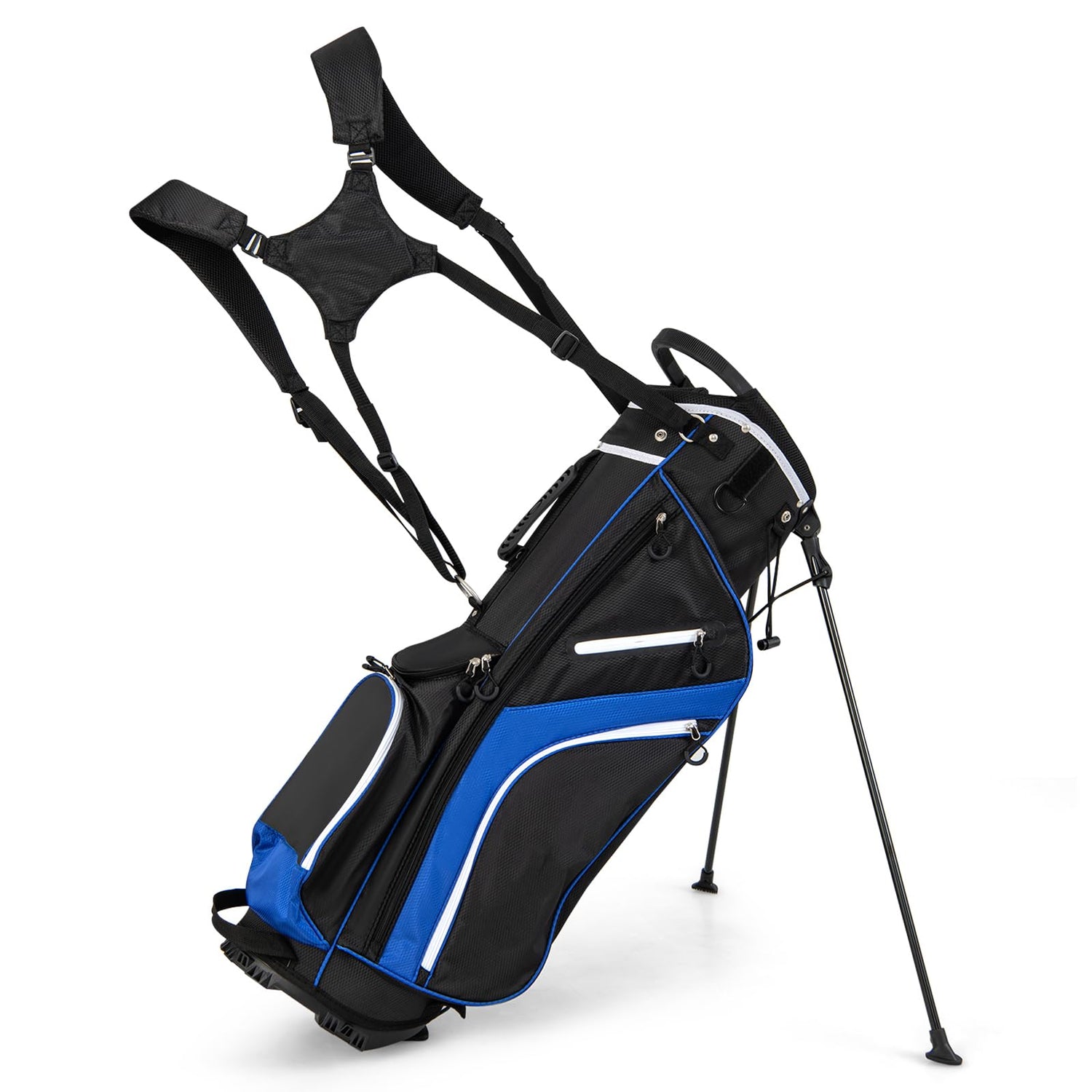GYMAX Golf Stand Bag 14 Way Golf Bag with 6 Pockets