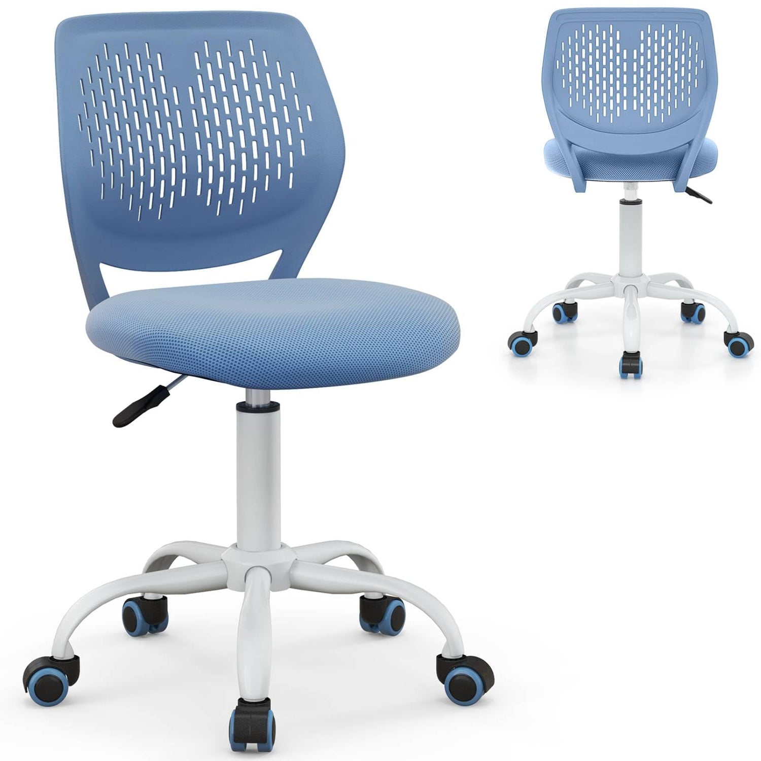 Height Adjustable Study Chairs with PU Casters