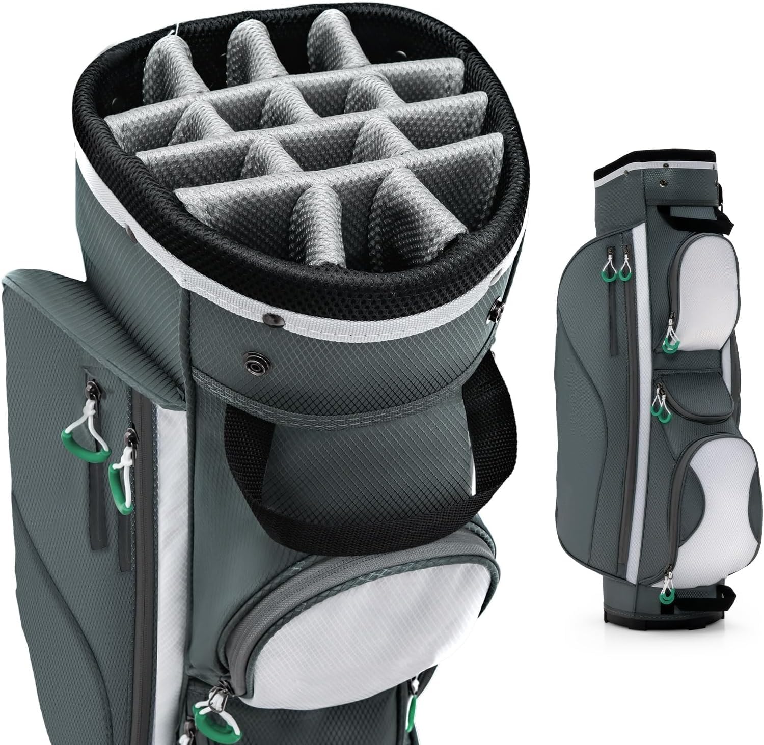 GYMAX Golf Trolley Bag, Lightweight Golf Cart Bag