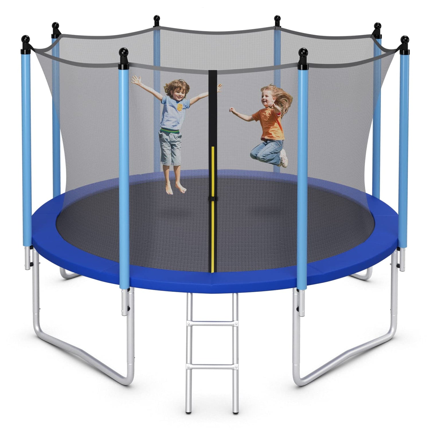 GYMAX 12FT Kids Trampoline with Safety Net ( Internal-Net )
