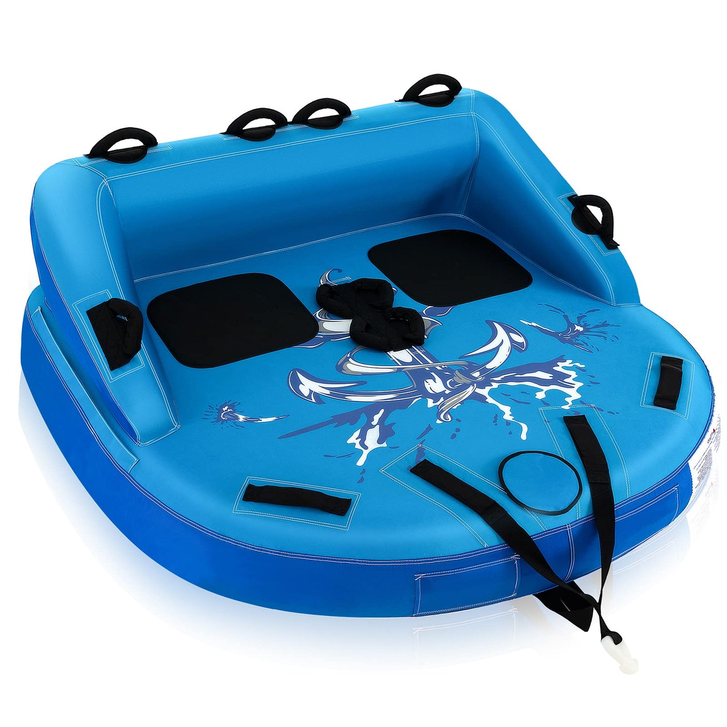 GYMAX 2 Person Towable Tube for Boating
