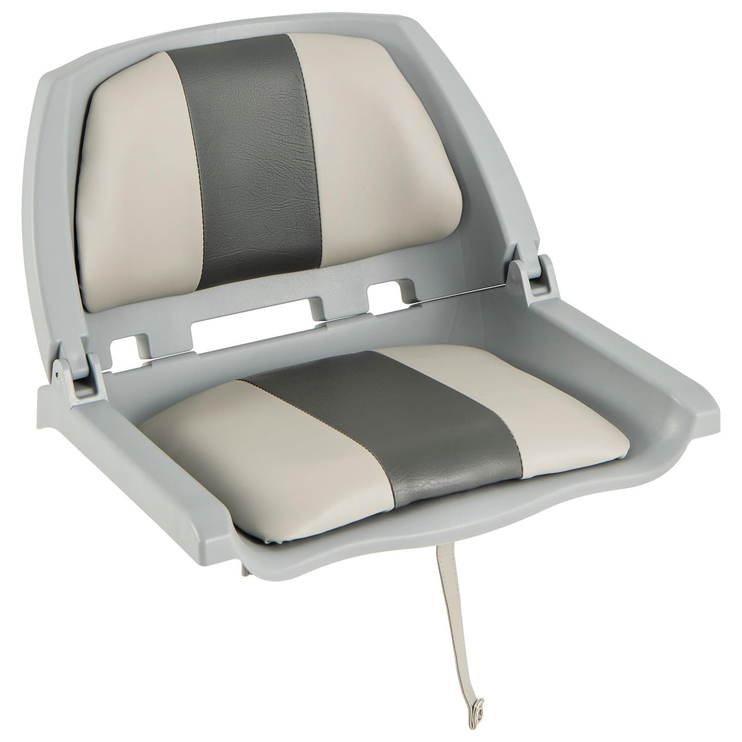 GYMAX Folding Boat Seat with Waterproof Low Back