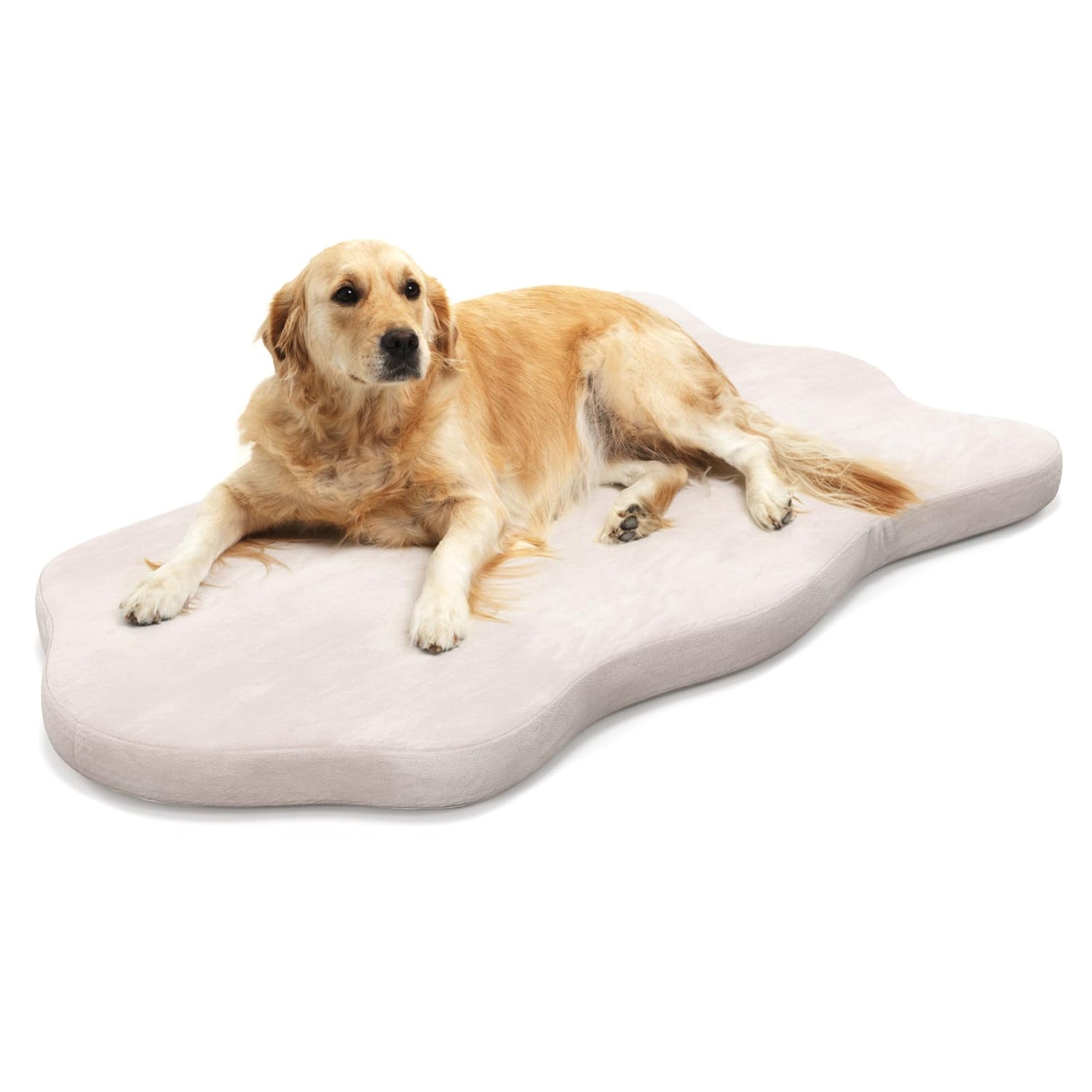 GYMAX 110 x 66 x 5 cm Pet Bed with Washable & Removable Cover