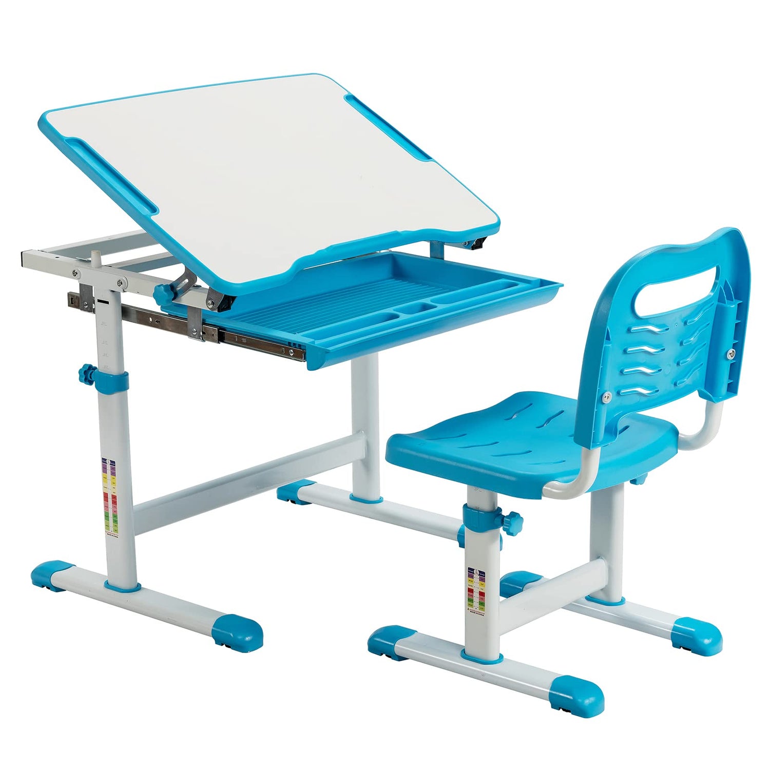 GYMAX Kids Desk and Chair Set