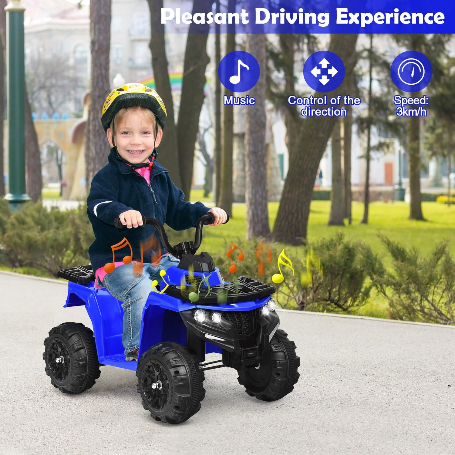 GYMAX 6V Kids Electric Quad Bike