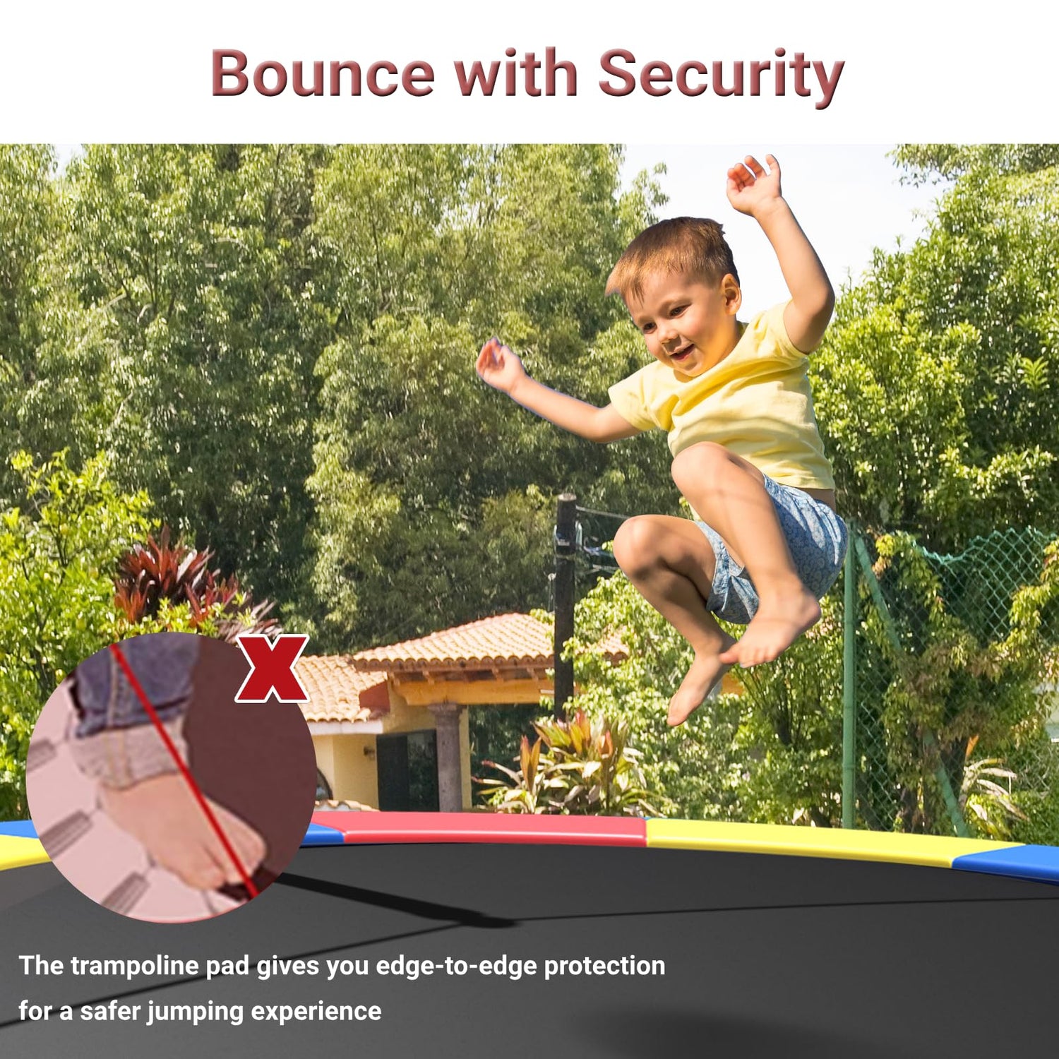 GYMAX 12FT/14FT Trampoline Safety Pad